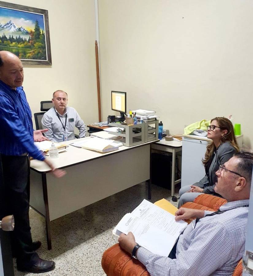 Las audiencias de investigación se realizan en las oficinas del Poder Judicial de Santa Rosa de Copán.