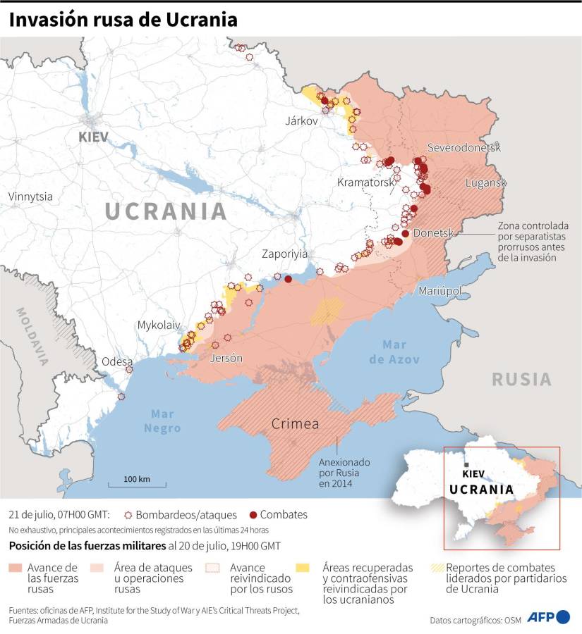 Conflicto en Ucrania debe terminar para evitar una guerra nuclear, advierte aliado de Putin