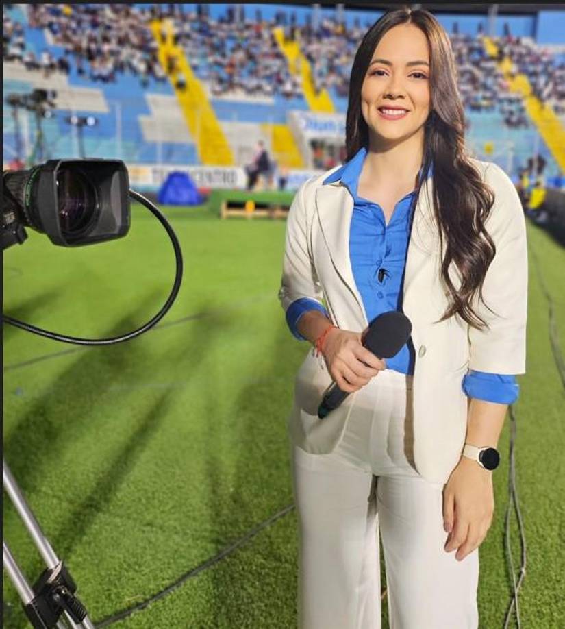 Isabel Zambarano, uno de los rostros más bellos de la televisión hondureña.