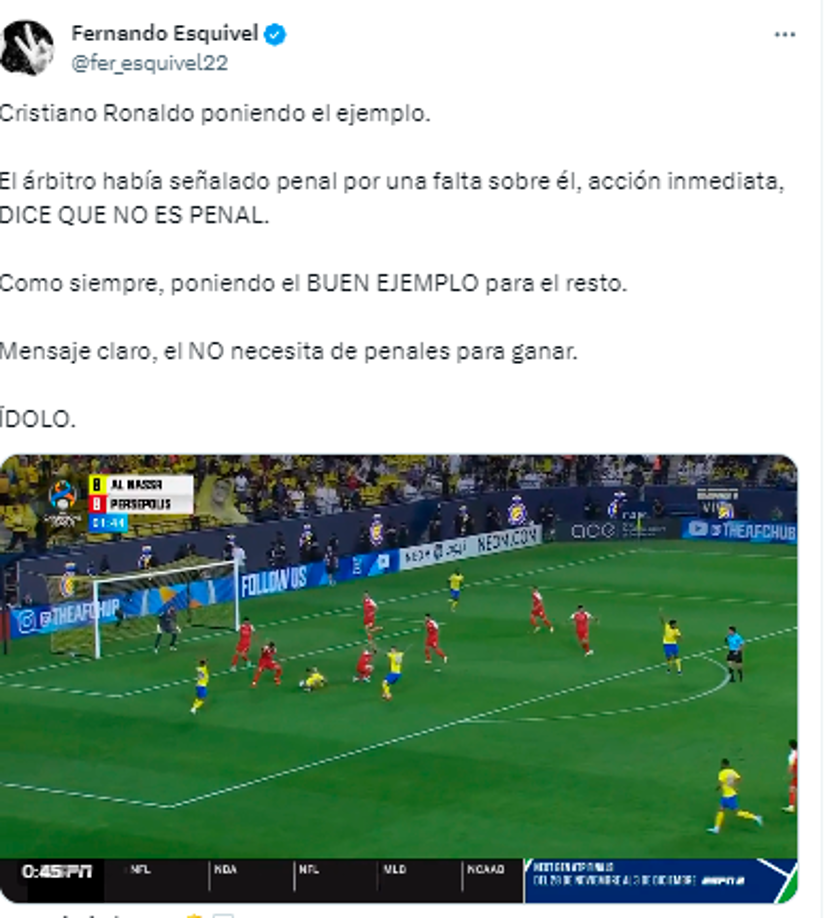 Muchos aplaudieron el gesto de Cristiano Ronaldo y la acción le ha dado la vuelta al mundo.