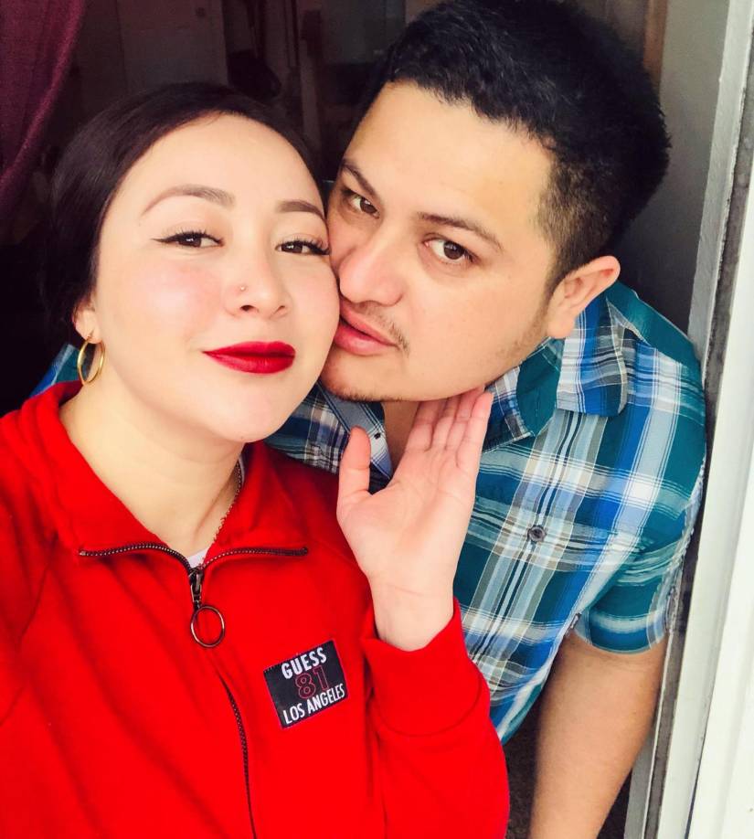 Milton Ramírez: “Te amo mi lindo amor y gracias por el bello hijo que tenemos”.