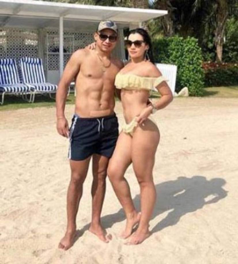 El lateral hondureño decidió comenzar el 2019 disfrutando en familia de Dubái.