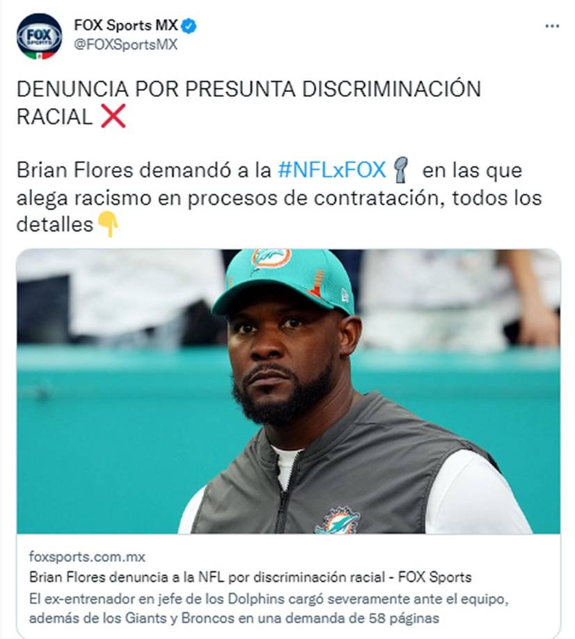 “Cavó su propia tumba”: Lo que dicen los diarios sobre escándalo que destapó el hondureño Brian Flores en la NFL