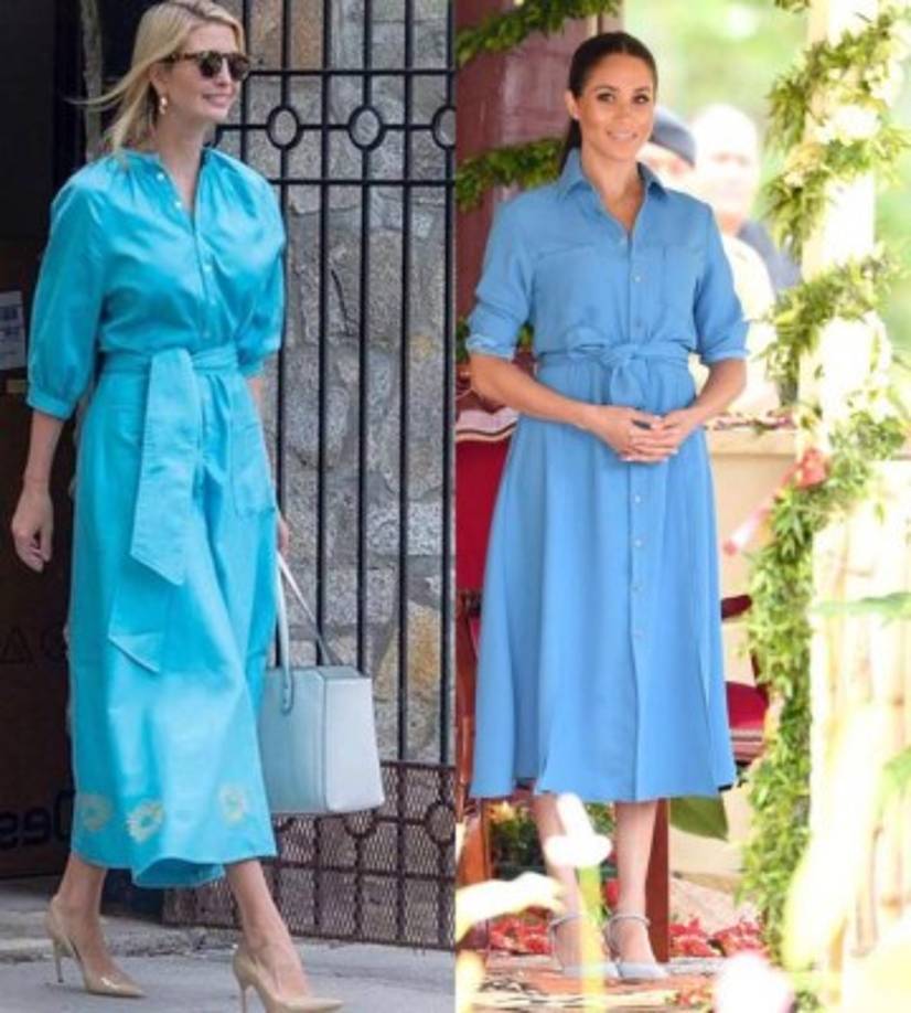 El estilo capaz de adaptarse fácilmente a cuerpos muy diferentes, fue usado por Meghan en los inicios de su embarazo.