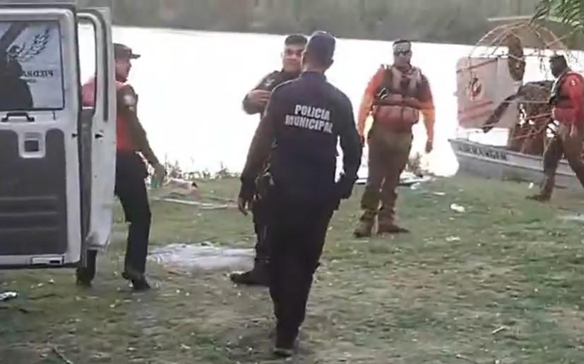 Hondureño se ahoga frente a su hijo en el Río Bravo