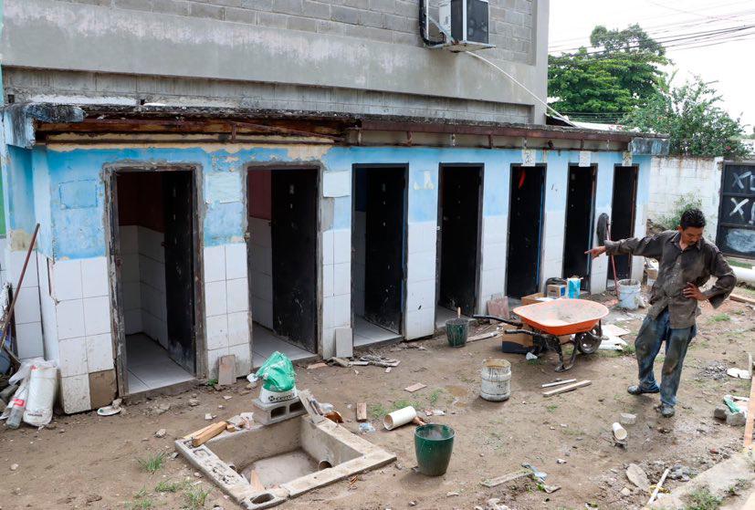 Ejecutan obras en escuelas de San Pedro Sula