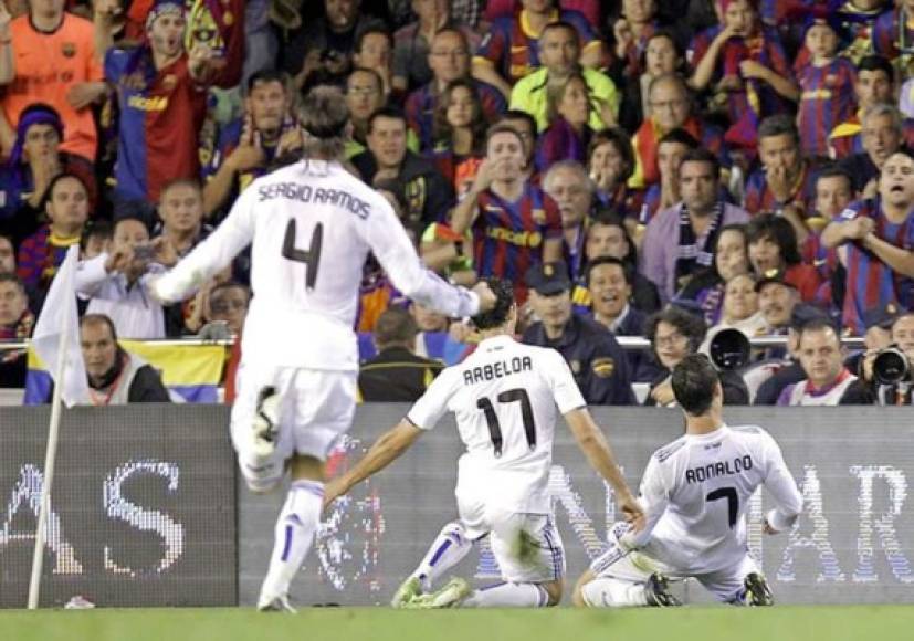 2011<br/>Heroíco. Con un golazo de cabeza en el tiempo extra contra Barcelona, Cristiano Ronaldo le dio el título de la Copa del Rey a Real Madrid.