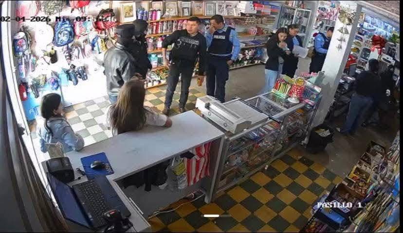De una tienda a la muerte: filtran los últimos minutos de los agentes antes de fatal choque