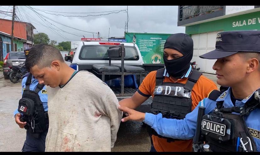 Joel Zelaya es capturado tras ultimar a tres de sus familiares en El Paraíso