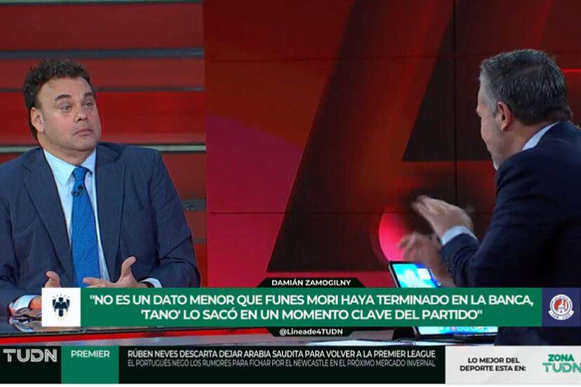 En un debate para Línea de 4, Rafa Puente Jr. cuestionó los análisis de David Faitelson sobre la Liga de Campeones de la Concacaf.