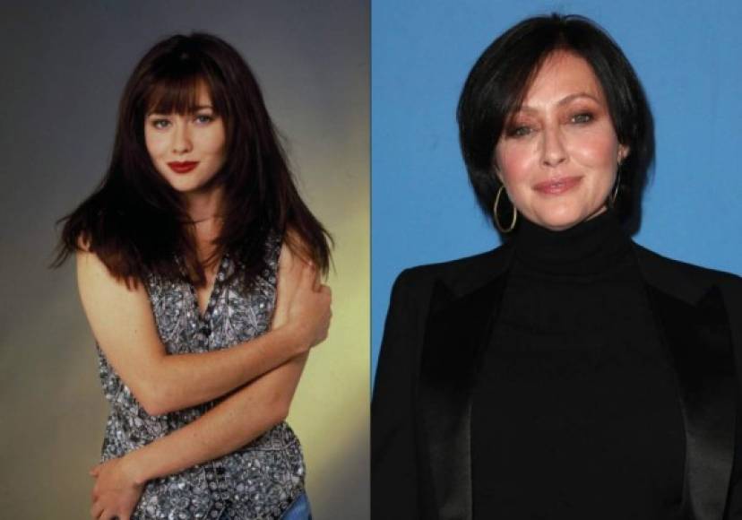 Shannen Doherty - Brenda Walsh<br/>Edad actual- 47 años<br/><br/>La actriz estuvo en la serie por cuatro temporadas antes de ser eliminada de la trama debido a su comportamiento problemático. También trabajo por tres temporadas en 'Charmed', serie que abandonó por conflictos con su coestrella Alyssa Milano.<br/><br/>La actriz participó en el reboot 90210 de 2008 hecho por la cadena CW.<br/><br/>En 2015 fue diagnosticada con cáncer de mama, estuvo en remisión por unos cuantos años hasta finales de 2018, cuando le dijeron que el cáncer había vuelto. En febrero de 2020 confirmó que está en la etapa 4 del cáncer.<br/>