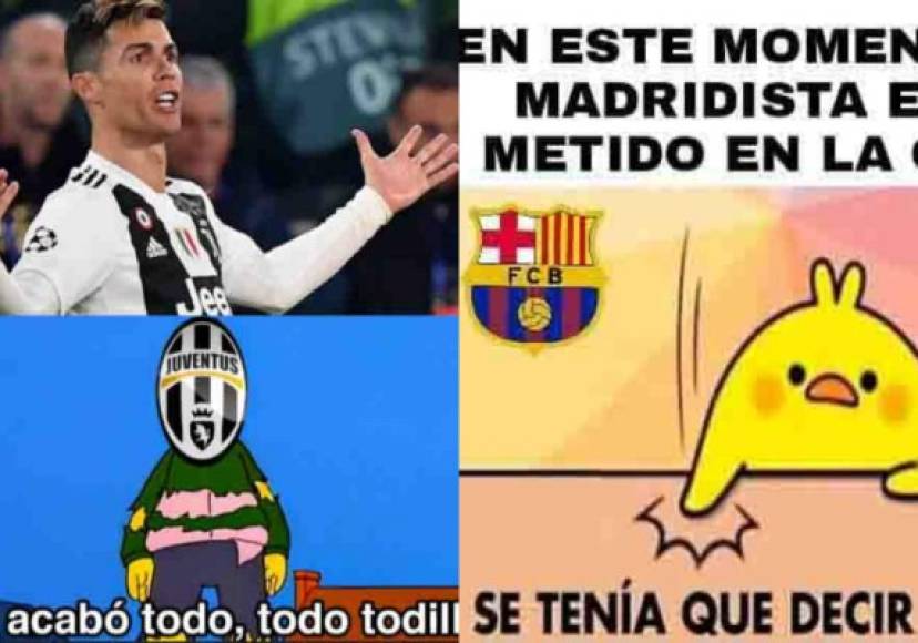 Cristiano Ronaldo y la Juventus han sido eliminados de la Champions League a manos del Ajax y los memes no podían faltar. Además, el Barcelona avanzó a semifinales. Los madridistas son recordados.