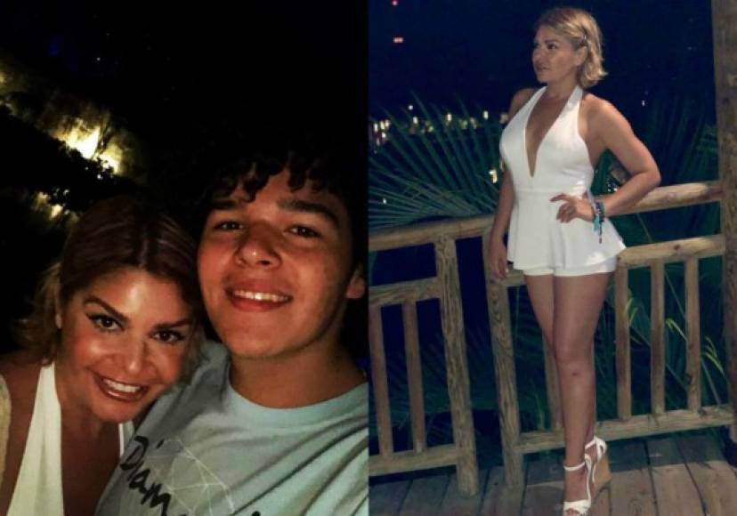 La actriz Itatí Cantoral también se tomó unos días de descanso junto a sus hijos.