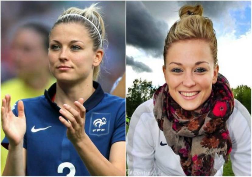 Laure Boulleau. Esta bella zaguera es la figura de Francia y del PSG. Además, es una de las pocas futbolistas con un contrato de exclusividad con una marca de indumentaria deportiva. En 2012, llegó al cuarto lugar en los Juegos Olímpicos.