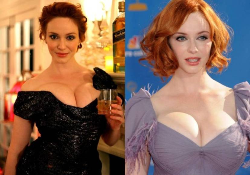 Christina Hendricks (32 DDD) es cuestionada constantemente sobre sus pechos. <br/><br/>'Es tan extraño que la gente está constantemente preguntando si mis pechos son reales o falsos. Son tan obviamente reales que cualquier persona que haya visto o tocado un pecho lo sabría.'<br/>