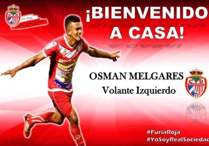 Osman Melgares: El experimentado mediocampista regresa a la Real Sociedad de Tocoa, llega procedente del Juticalpa de la primera división.