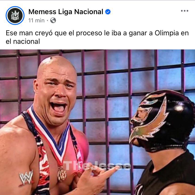 Memes se burlan de Real España tras goleada del Olimpia en la final