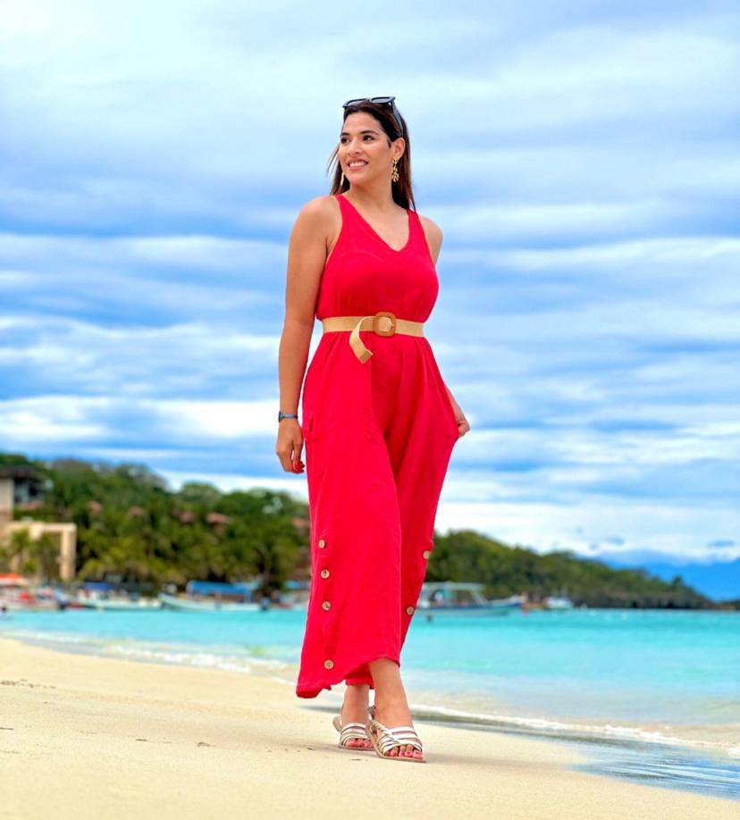 Con un emoji de color verde de enferma y de náuseas, Carolina Lanza describió su estado de salud.