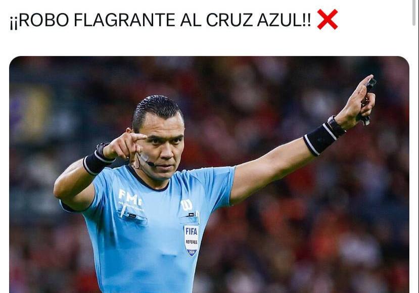 “Marco Antonio Ortiz, el árbitro que le está dando el bicampeonato al América. Una total vergüenza el fútbol mexicano”, Gustavo Roca, periodista de DIEZ Honduras.