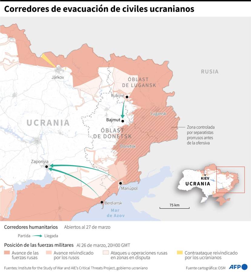 La ONU tratará de mediar para lograr un alto el fuego humanitario en Ucrania