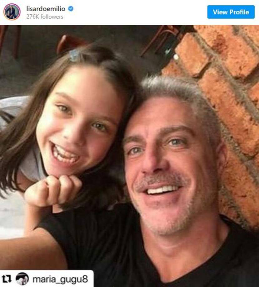 “Estamos todos bien, contentos, María ve a su papá, lo adora, ella construye su relación con su papá como ella quiera, nadie se mete”.