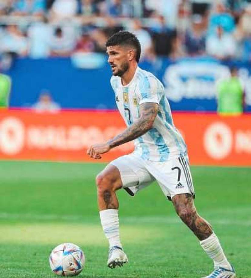 Rodrigo De Paul: Centrocampista del Atlético de Madrid que estará en el mediocampo de Argentina ante Honduras.