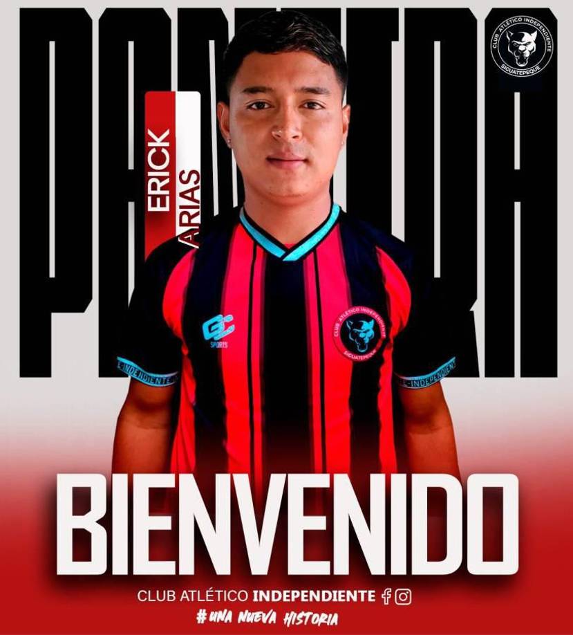 El Atletico Independiente no para y también dio la bienvenida a Erick Arias al equipo.