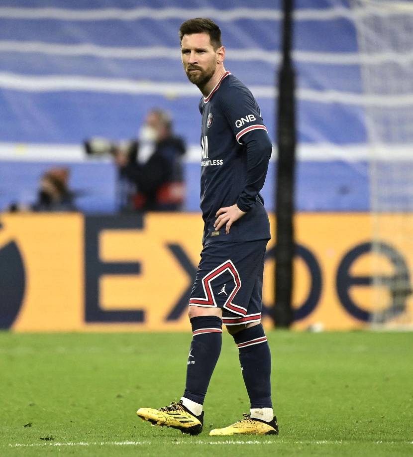 Lionel Messi se vio muy desolado y triste tras los goles del Real Madrid.