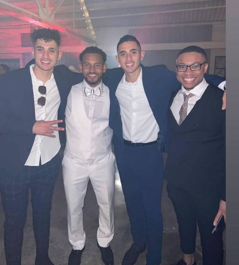 El seleccionado hondureño vivió un momento único e inolvidable con todos los invitados a la boda.