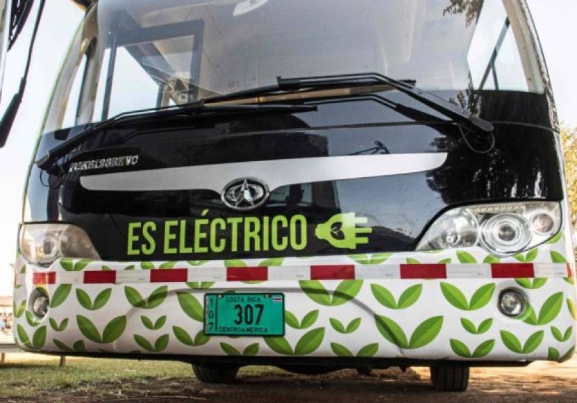 ¡Son eléctricos! Los modernos buses del transporte público en Costa Rica