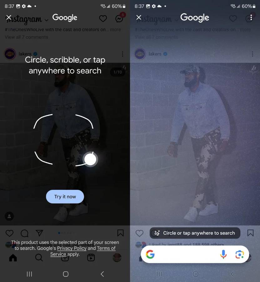 Google lanza buscador que funciona al dibujar con el dedo en la pantalla