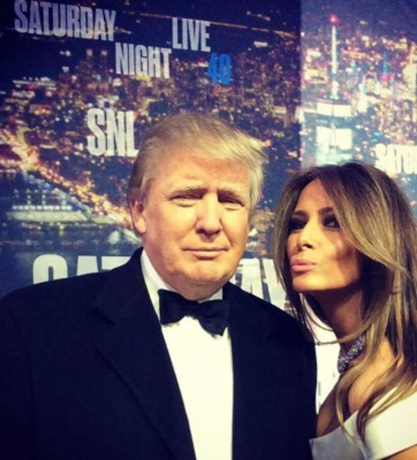 La ahora primera dama de EUA también exhibió su complicidad con su esposo en varias selfies publicadas en su cuenta de Twitter.