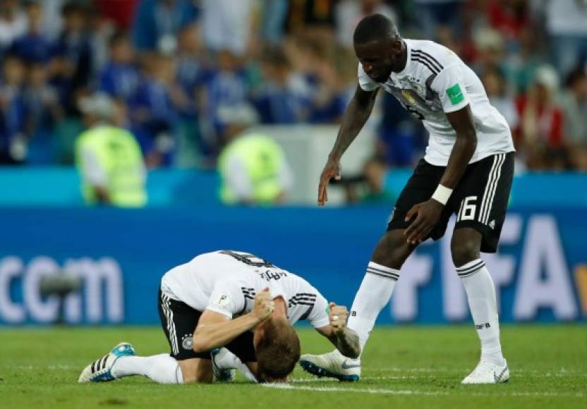 Alemania estuvo cerca de quedarse eliminado en la fase de grupos de la Copa del Mundo