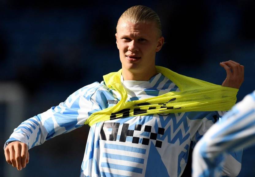 Erling Braut Haaland: El goleador noruego del Manchester City aparece en el puesto 11 .