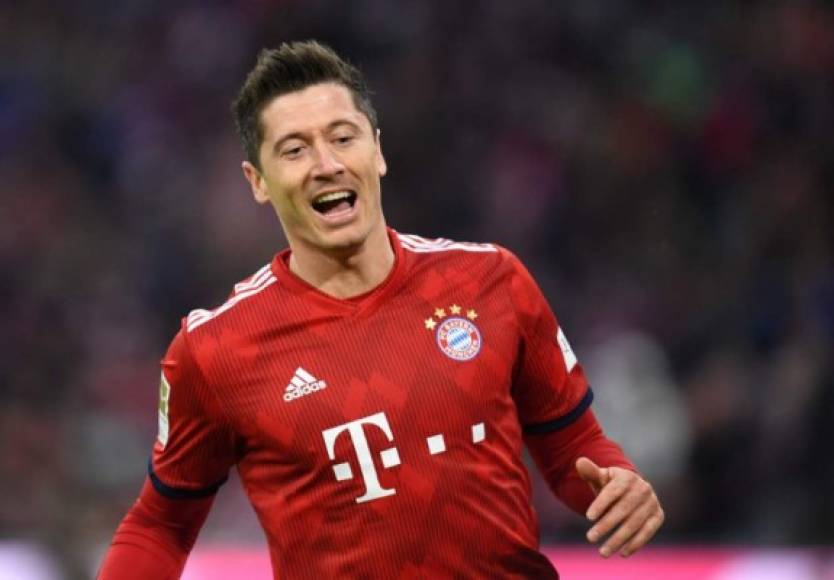 7- Robert Lewandowski: 18 goles (Bayern Múnich, Alemania).