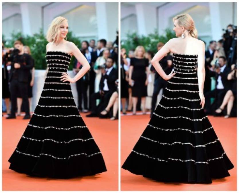 La actriz Cate Blanchett en un Armani Privé.