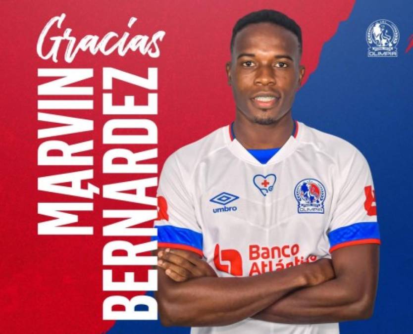 El exremo derecho Marvin Bernárdez ha sido dado de baja en el Olimpia de manera oficial tras finalizar su contrato. “¡Gracias por tu entrega a estos colores Flecha!”, dice el comunicado del León.