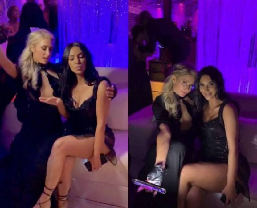 A la fiesta de la socialité asistieron varias estrellas allegadas a la familia Kardashian Jenner, como Paris Hilton, una antigua amiga de Kim Kardashian.