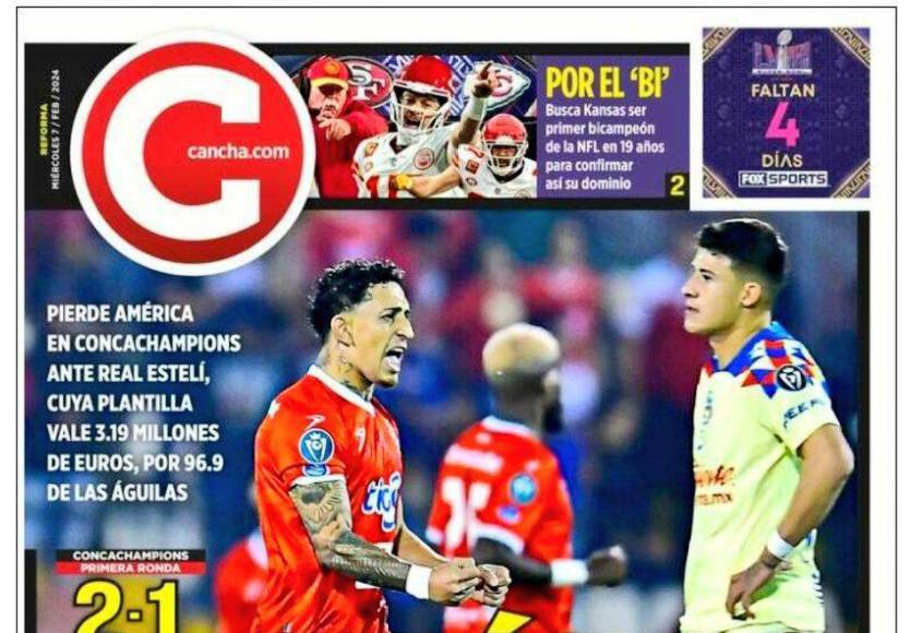 Diario Cancha de México tilda como “Ridículo” la derrota del América sobre el Real Estelí de Nicaragua. También hacen énfasis en los valores de la plantilla.