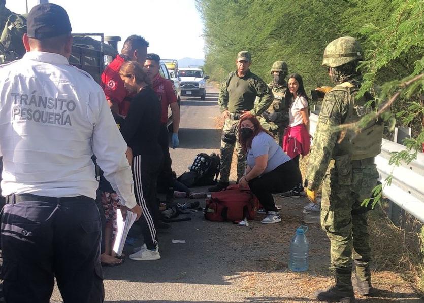 Mueren cinco migrantes en accidente en el norte de México