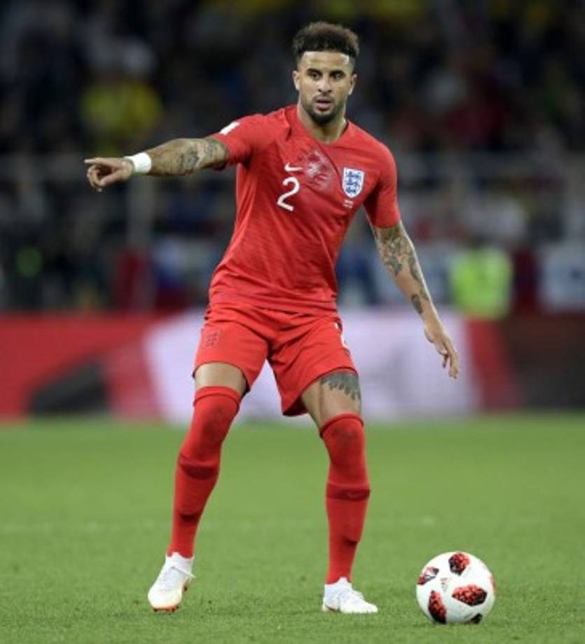 6. El lateral derecho Kyle Walker (Inglaterra) - 33,5 Km/h