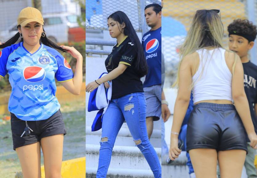 Miras las bellas chicas que se han hecho presentes al estadio Olímpico para el Motagua vs Tigres por la ida de cuartos de final de final de la Liga de Campeones de Concacaf.