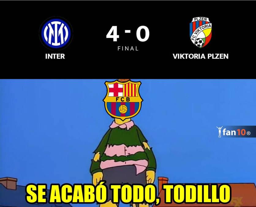 Memes: Barcelona, otra vez sufre las burlas tras quedar fuera de Champions y caer a la Europa League