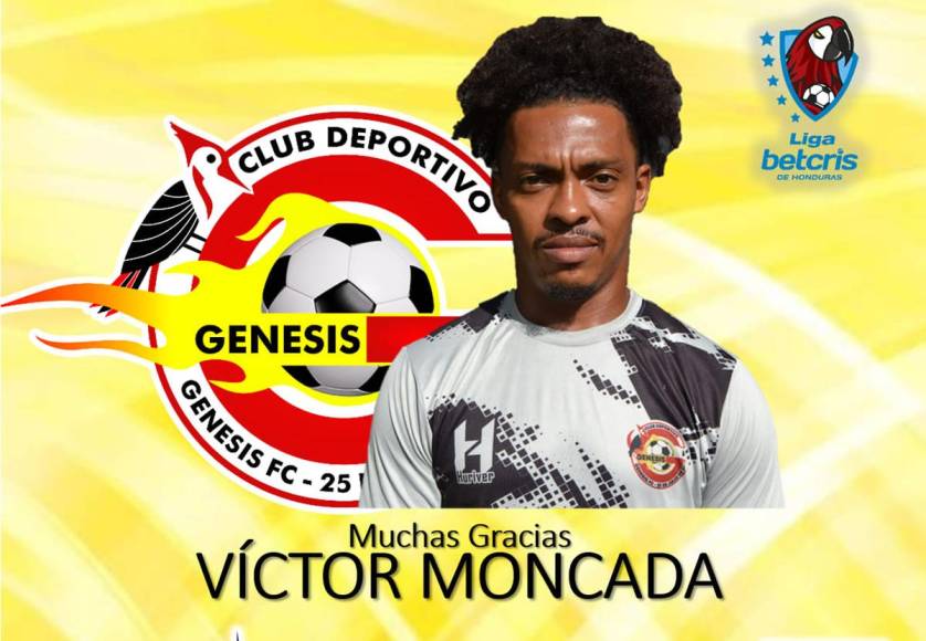 Víctor Moncada - El Génesis de Comayagua anunció la marcha del mediocampista, quien fue fichado por el Parrillas One de la Liga de Ascenso.