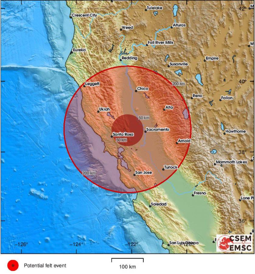 Alerta de tsunami en California tras terremoto de magnitud 7,0