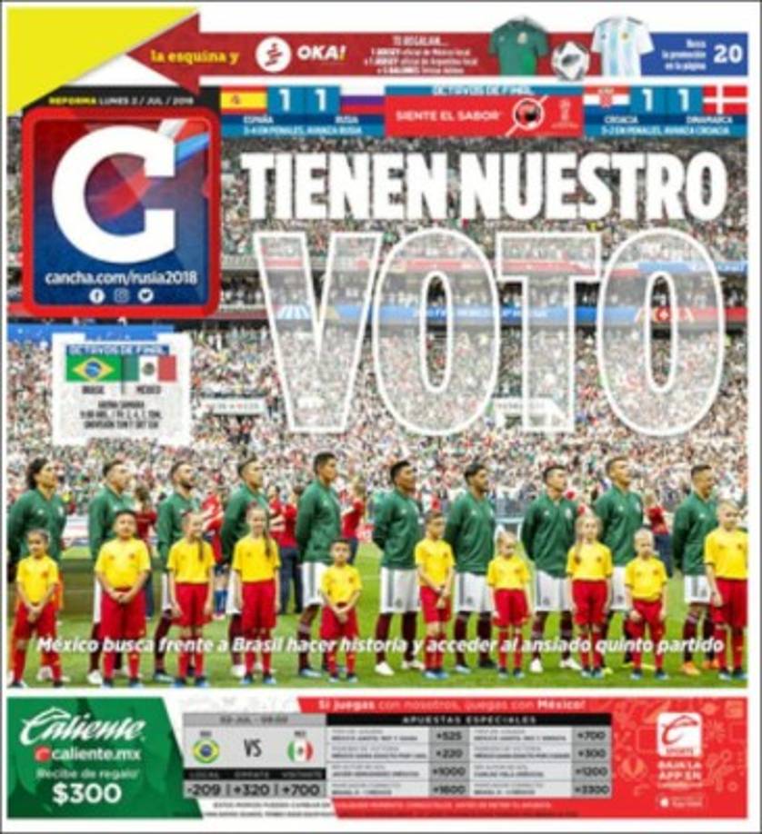 "Cancha de México."