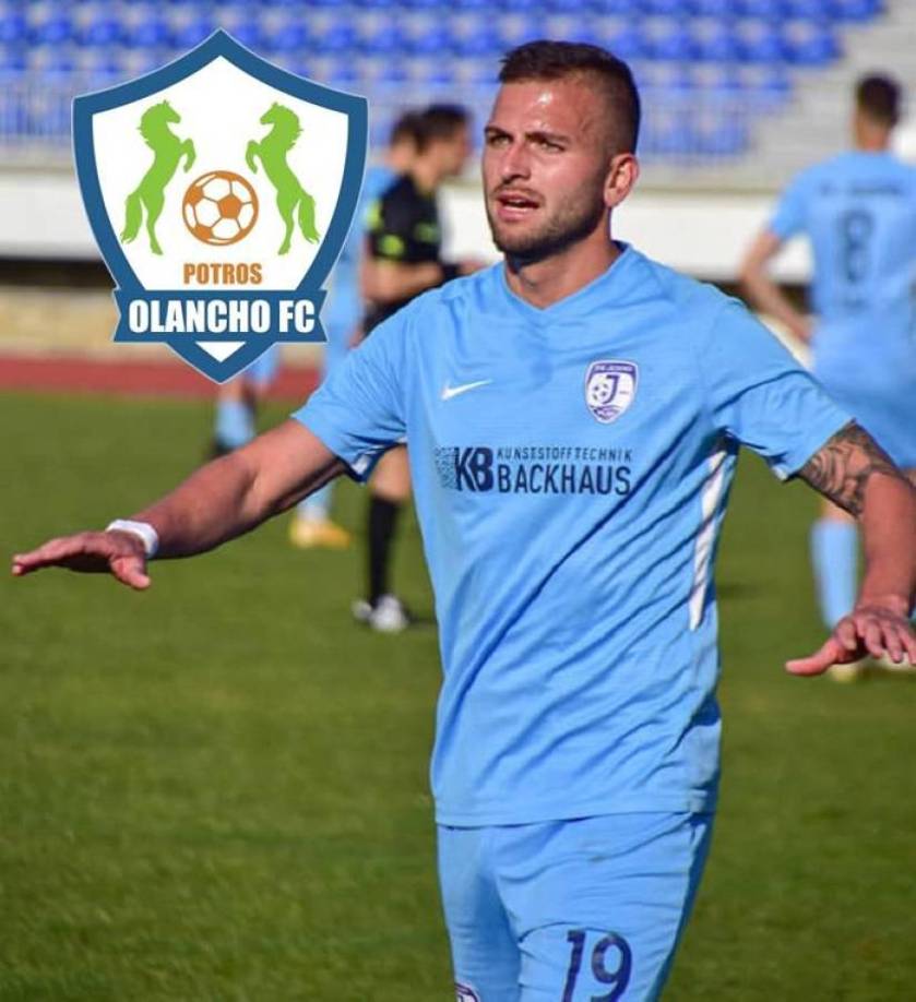El delantero argentino Rodrigo Faust jugará en el Olancho FC. El jugador de 27 años viene de marcar 20 goles en 42 partidos en el fútbol de Montenegro con los clubes Jezero y OFK Petrova.