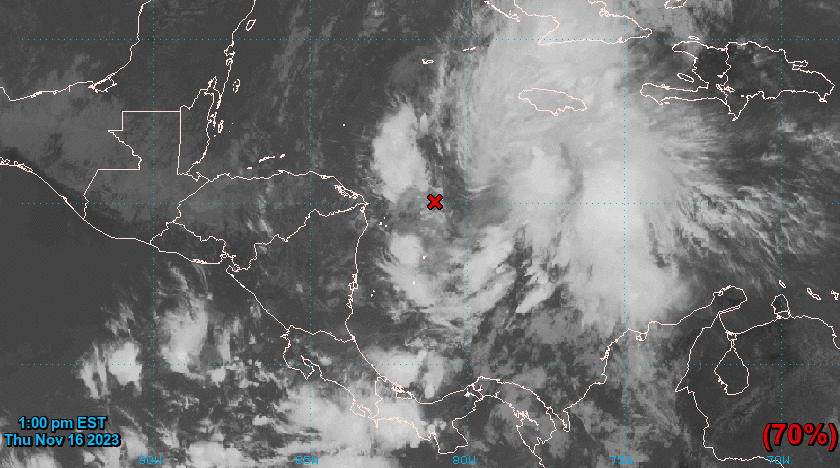 NHC: perturbación en el Caribe se convertirá en tormenta tropical