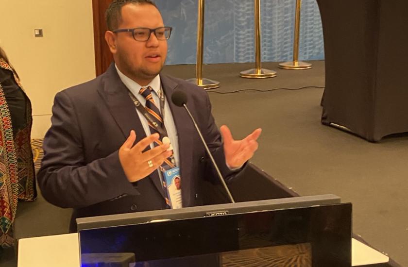 Estudiante de la Unah representó a Honduras en Ayimun Dubai 2021