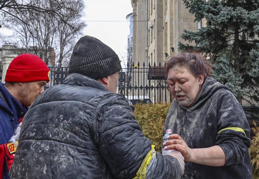 Guerra en Ucrania: Bombardeos rusos se ensañan con Járkov destruyendo gran parte de la ciudad